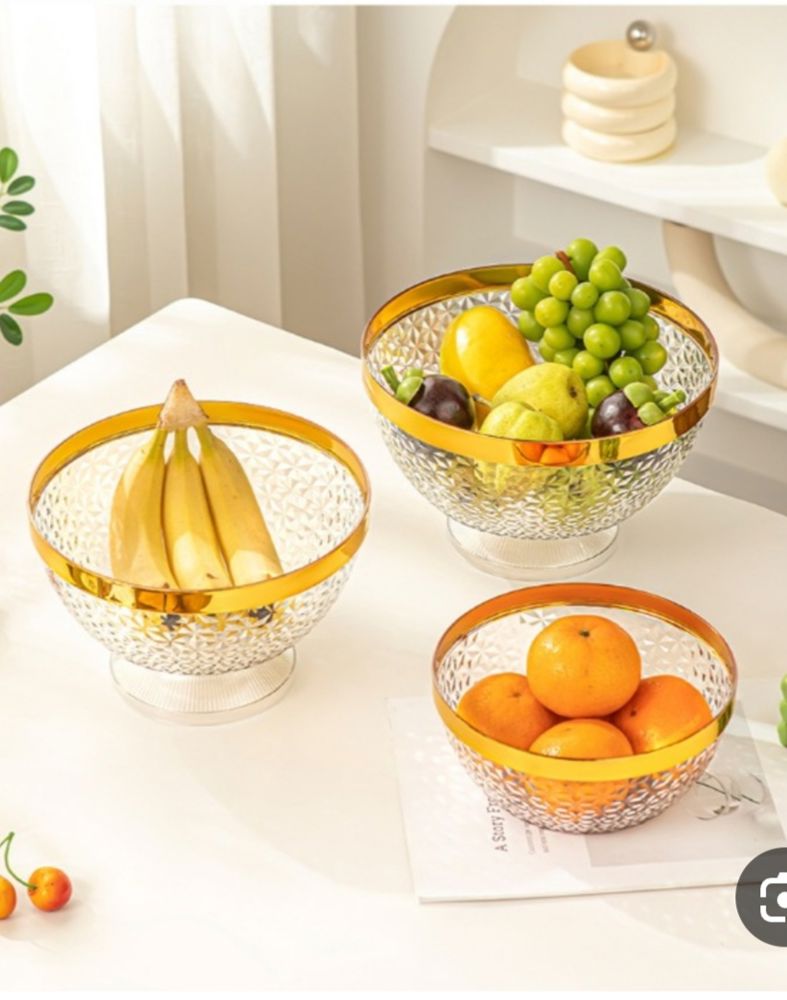 Clear acrylic bowl with a gold finish_thumbnail_3