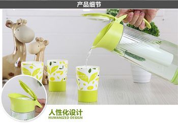 Water pitcher with shatterproof cups_thumbnail_1