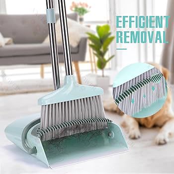 Plastic broom and dustpan set_thumbnail_1