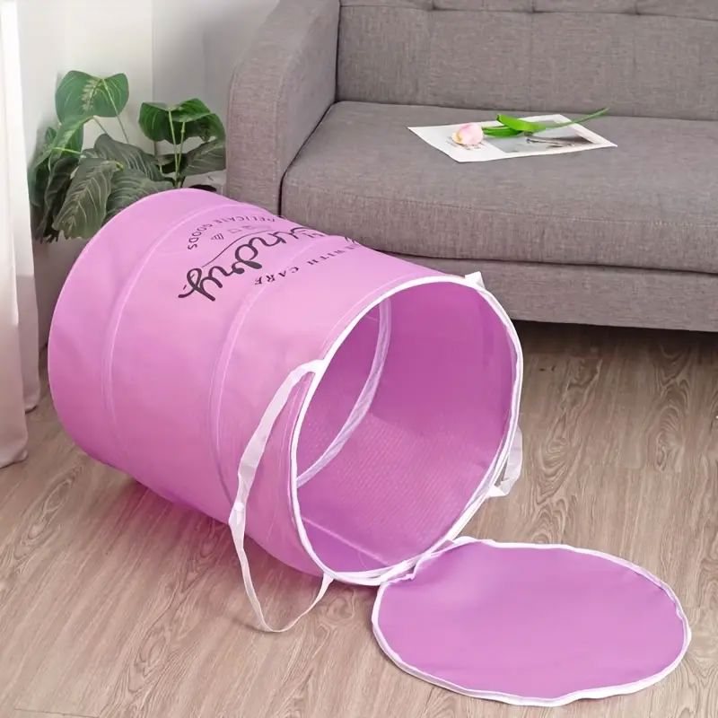 Foldable fabric laundry basket_thumbnail_1