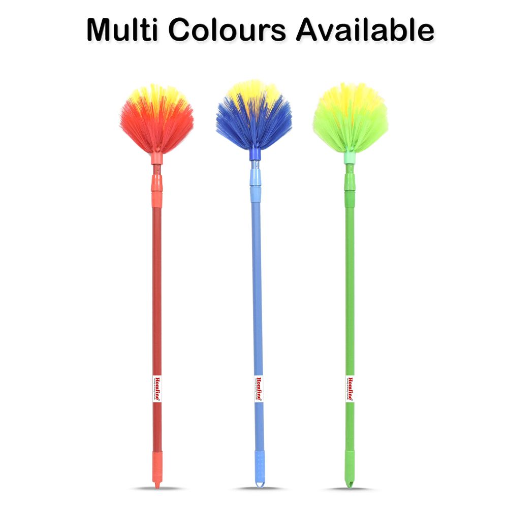 Wall and ceiling cleaning broom