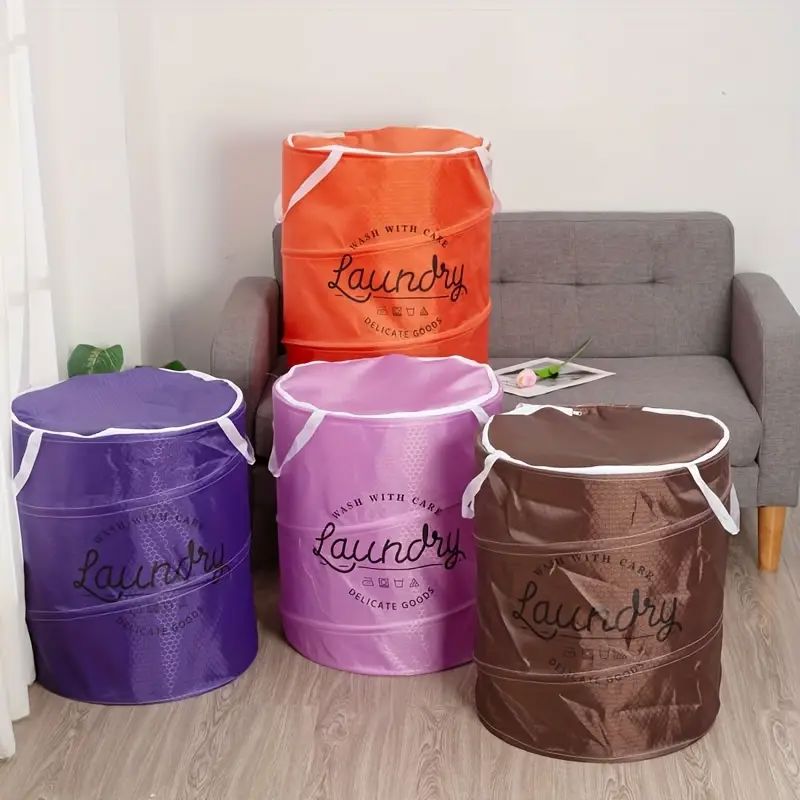 Foldable fabric laundry basket_thumbnail_0