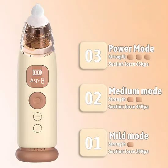 Electric nasal aspirator for children