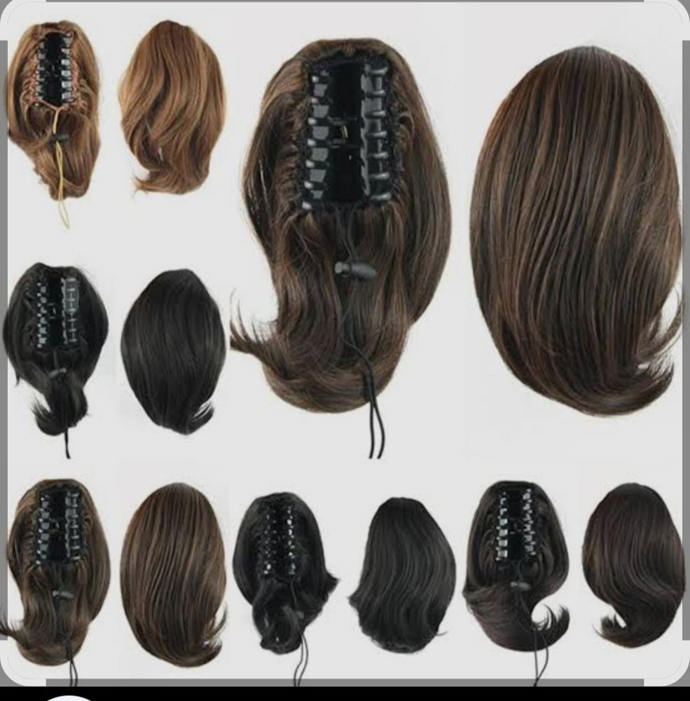 Soft hair extension with clip